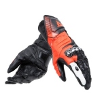 CARBON 4 LONG GLOVES/W12-BLACK/FLUO-RED/WHITE