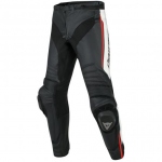 MISANO LEATHER PANTS / N32-BLACK/WHITE/RED-FLUO