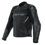 RACING 4 LEATHER JACKET/631-BLACK/BLACK