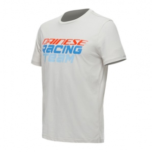 RACING T-SHIRT / 78H-LIGHT-GRAY/FIERY-RED