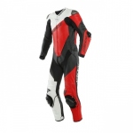IMOLA 1PC LEATHER SUIT PERF./ A66-BLACK/WHITE/LAVA